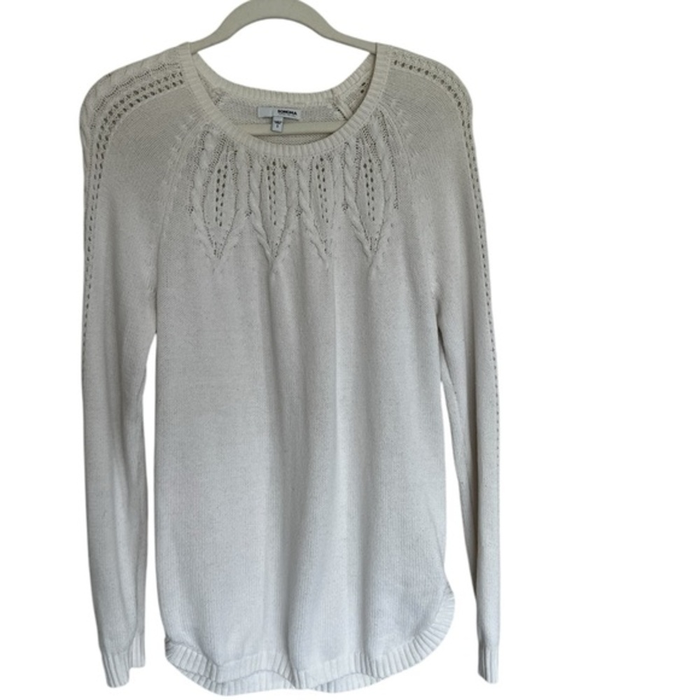 Sonoma Cream Knit Sweater